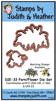 DIE-33 Fern/Flower Die Set